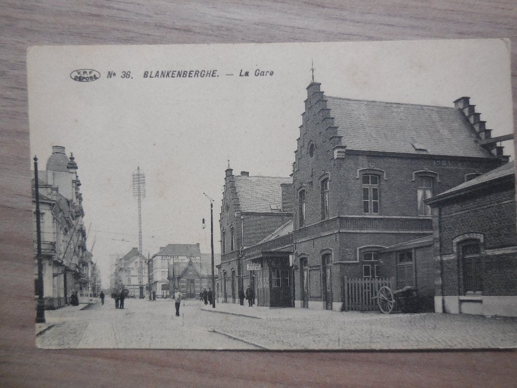 postkaart Blankenberge Le Gare, Verzenden, Voor 1920, Ongelopen, West-Vlaanderen
