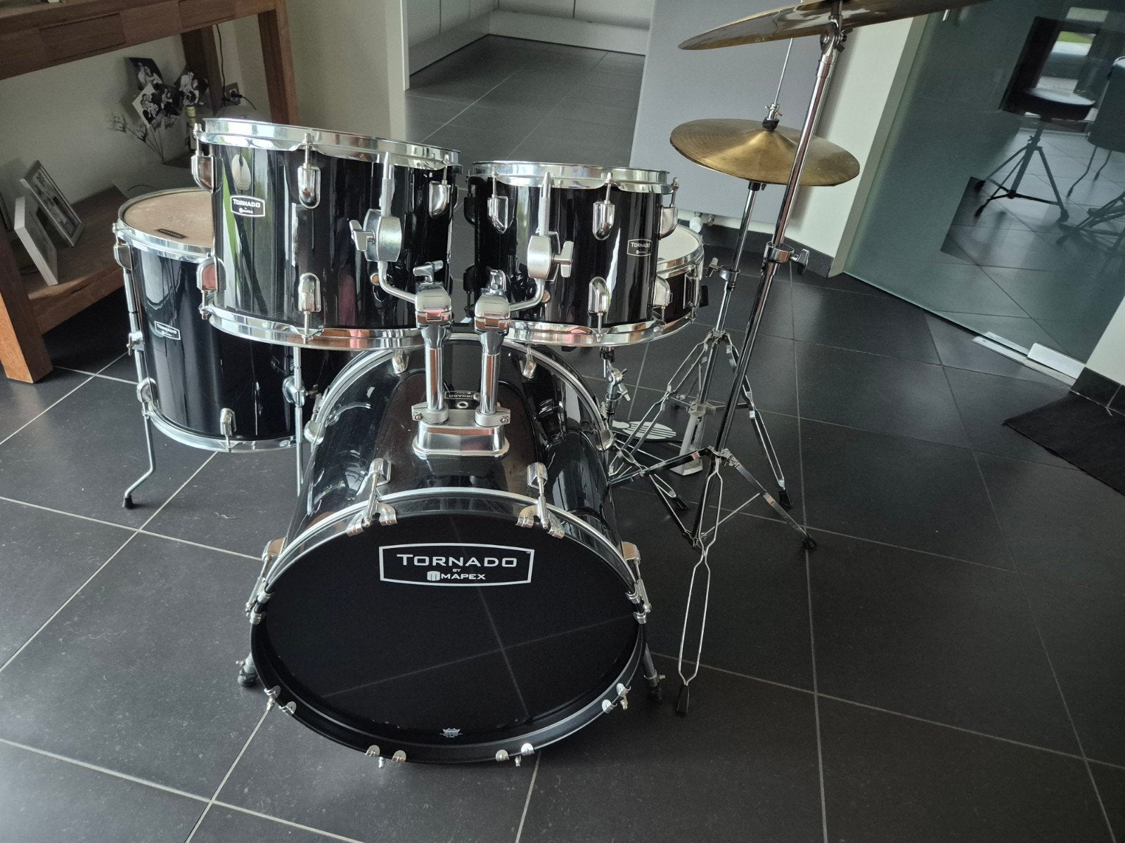 Drumstel Mapex Tornado  - gereserveerd ..., Musique & Instruments, Batteries & Percussions, Enlèvement, Utilisé, Autres marques