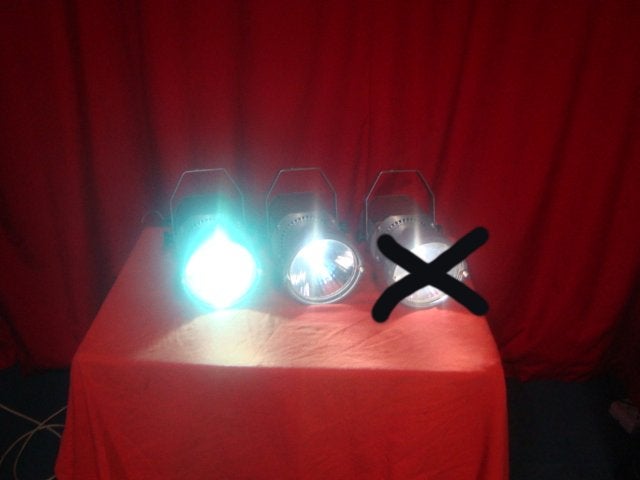 Gebruikt: Richtspot met gasontladingslamp voor presentatie, Ophalen of Verzenden, Gebruikt, Licht