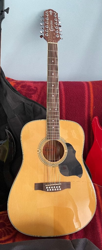 Guitare 12 cordes Crafter, Musique & Instruments, Enlèvement ou Envoi, Utilisé, Guitare Western ou Guitare Folk, 12 cordes