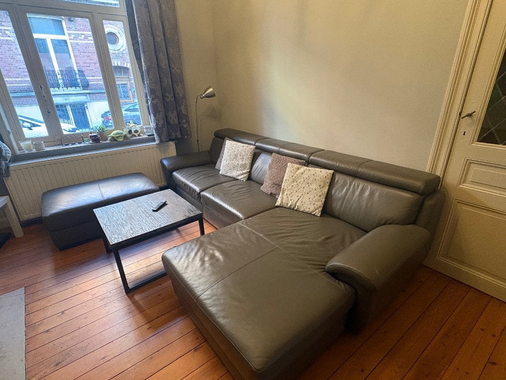 Zetel met pouf / fauteil, 100 à 125 cm, Quatre personnes ou plus, Enlèvement, Utilisé