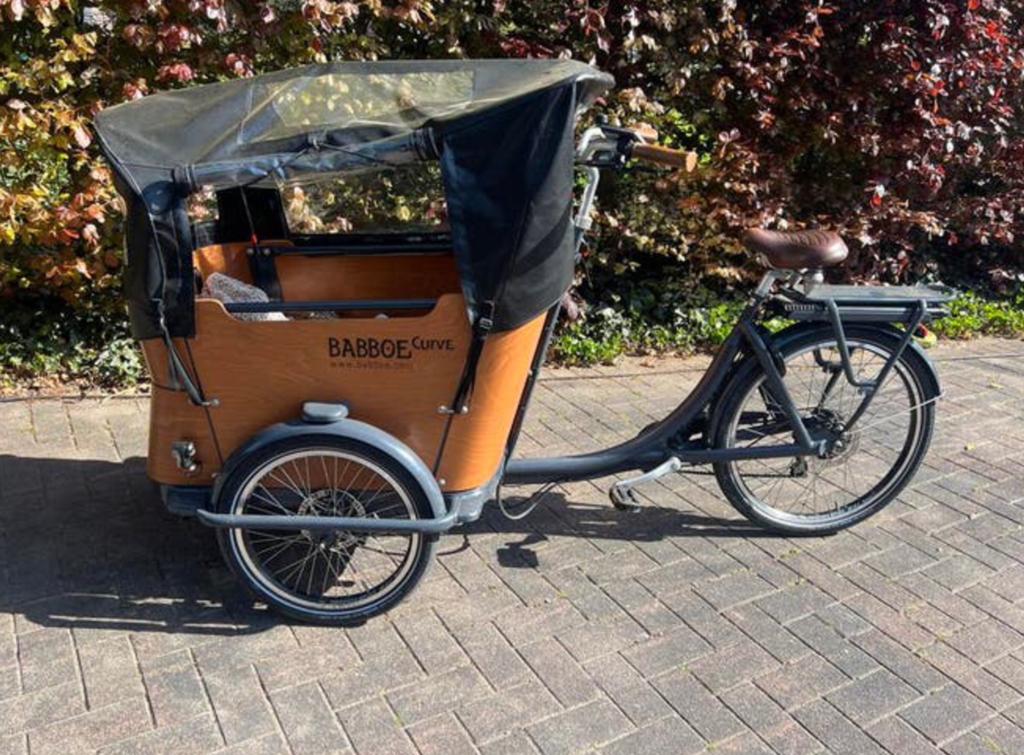 Te koop: Een goed onderhouden Babboe Curver, Fietsen en Brommers, Ophalen, Zo goed als nieuw, Huif