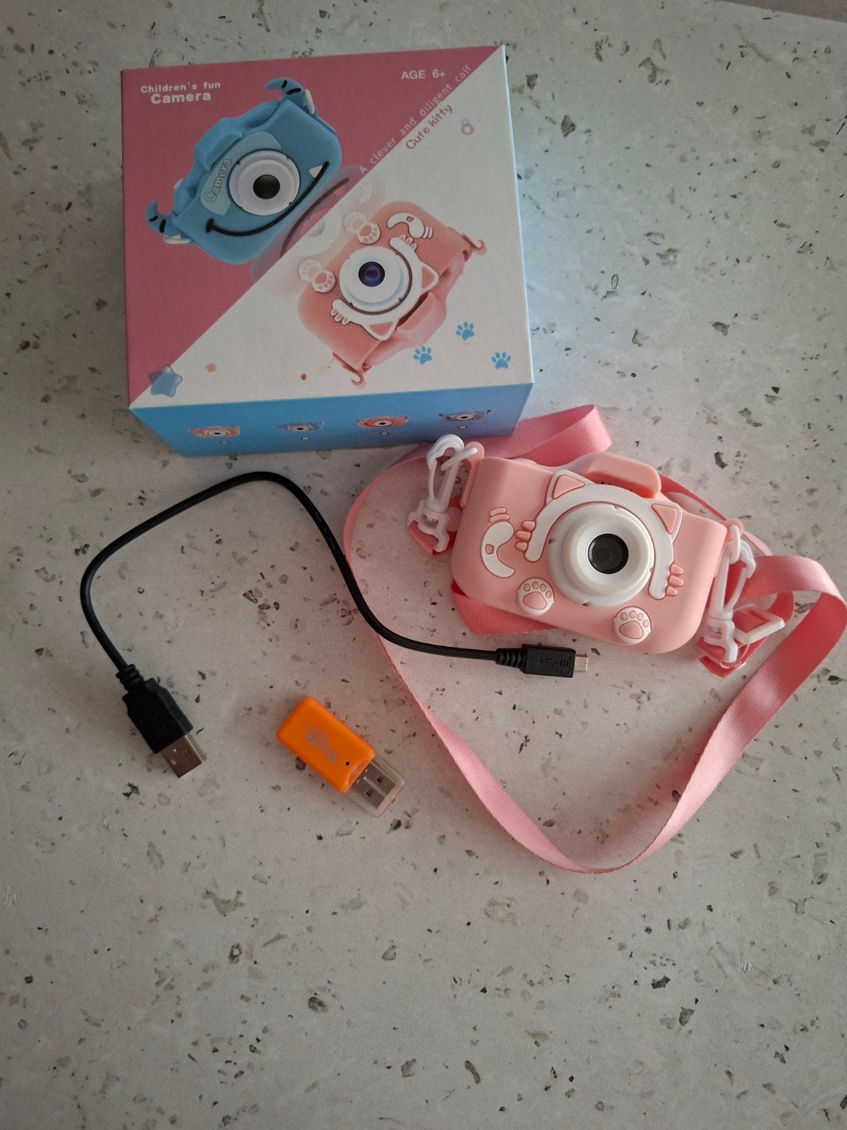 Digitale kindercamera HD 1080 p -inclusief micro SD kaart, Ophalen of Verzenden, Zo goed als nieuw