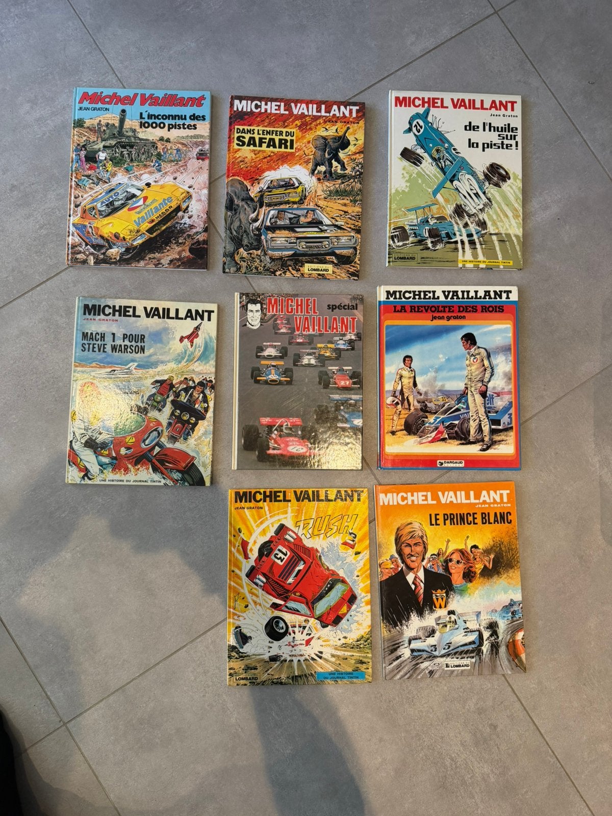Michel Vaillant Lot de bande dessinees edtions originales, Livres, Enlèvement ou Envoi, Comme neuf