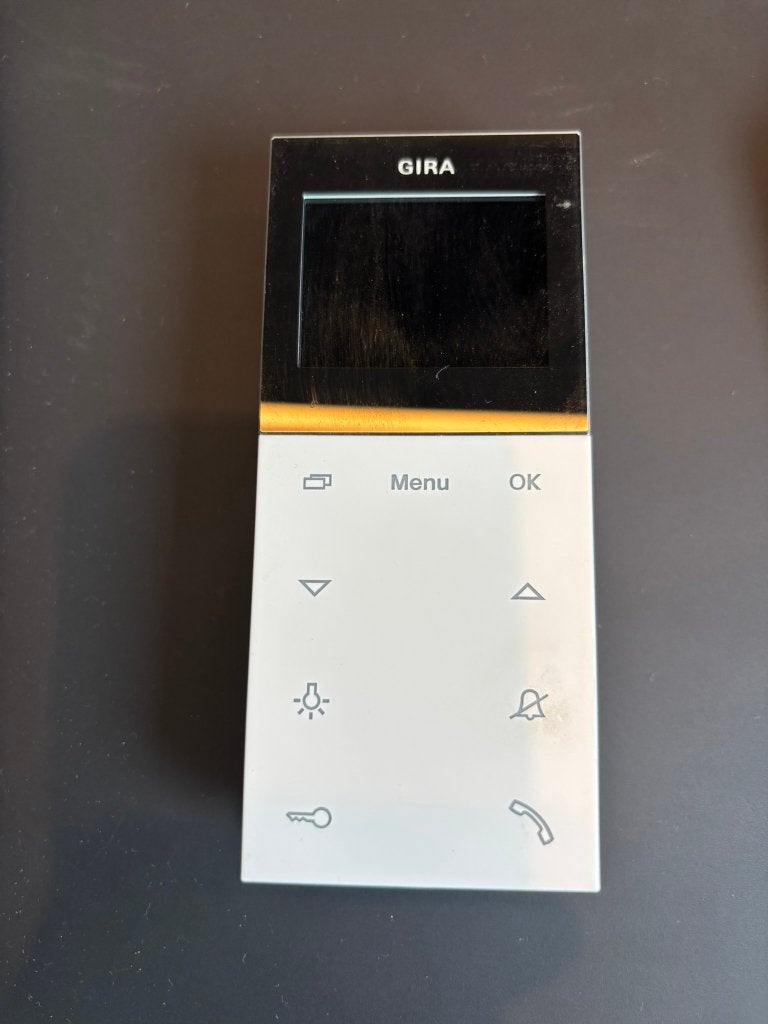 Gira videofoon binnenpost, Ophalen of Verzenden, Gebruikt, Bedraad