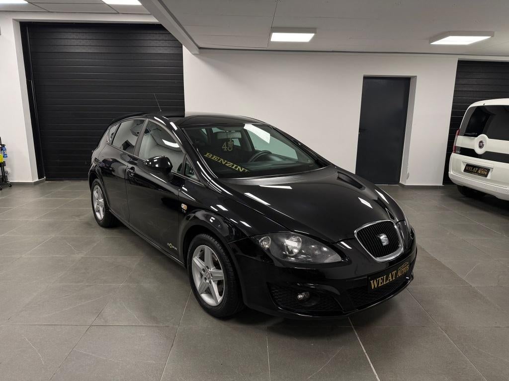 SEAT LEON 1.2 TURBO BENZINE 2012/CARPLAY/TOP STAAT, Auto's, Bluetooth, Euro 5, Zwart, Leon