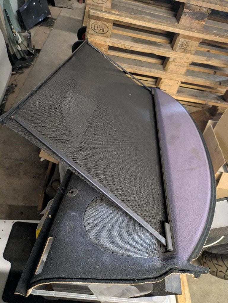 Hoedenplank met elektrisch rolgordijn Bmw E46 berline, Enlèvement, Utilisé, BMW