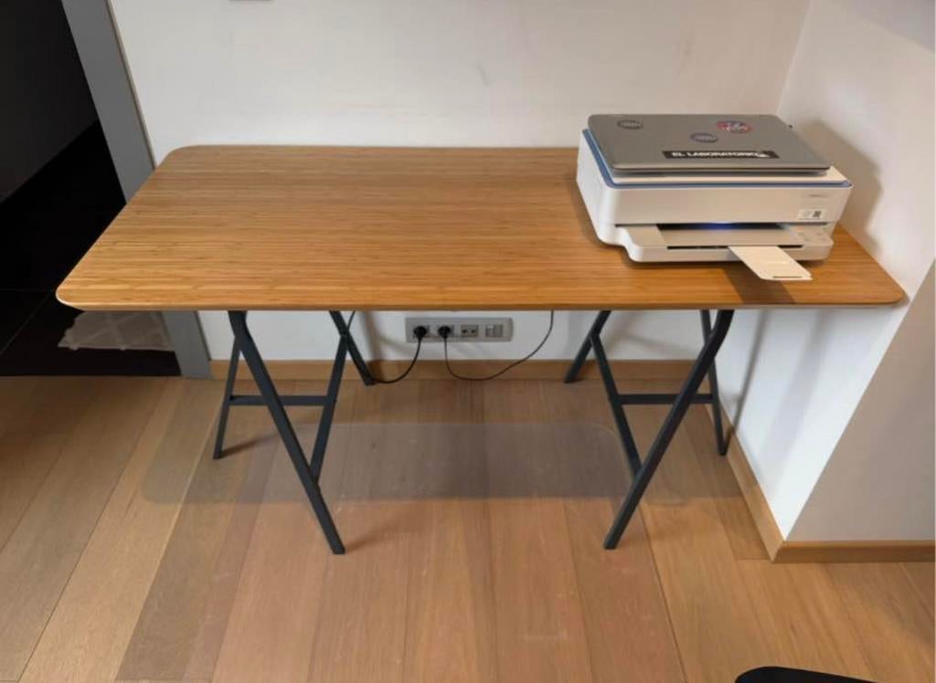 Bureau en bois ikea, Maison & Meubles, Bureaux, Enlèvement, Comme neuf, IKEA, Bois