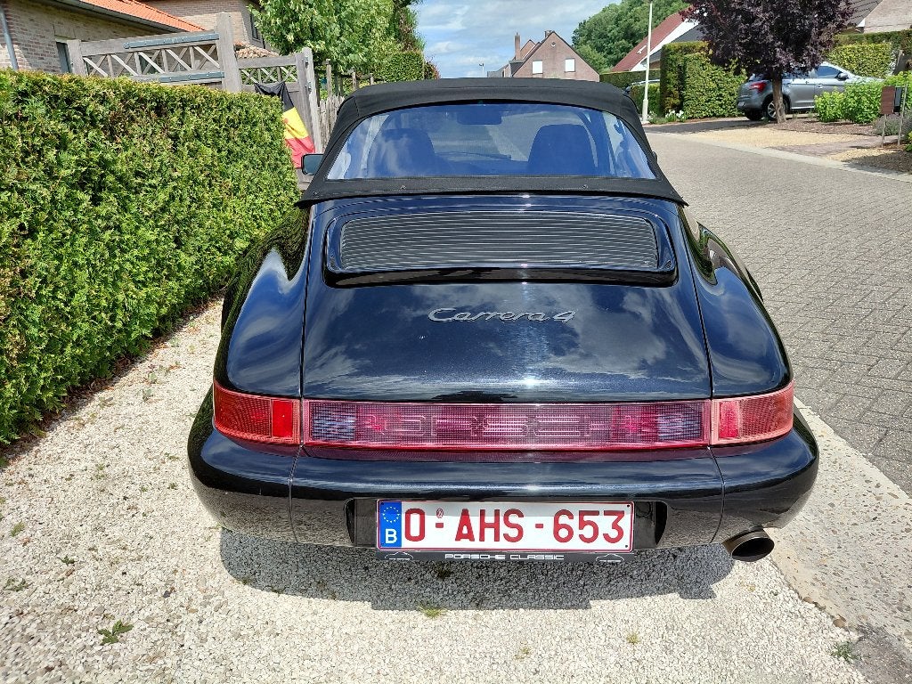 Porsche 911 Carrera 4 Cabriolet, Autos, Cuir, Achat, Boîte manuelle, Noir