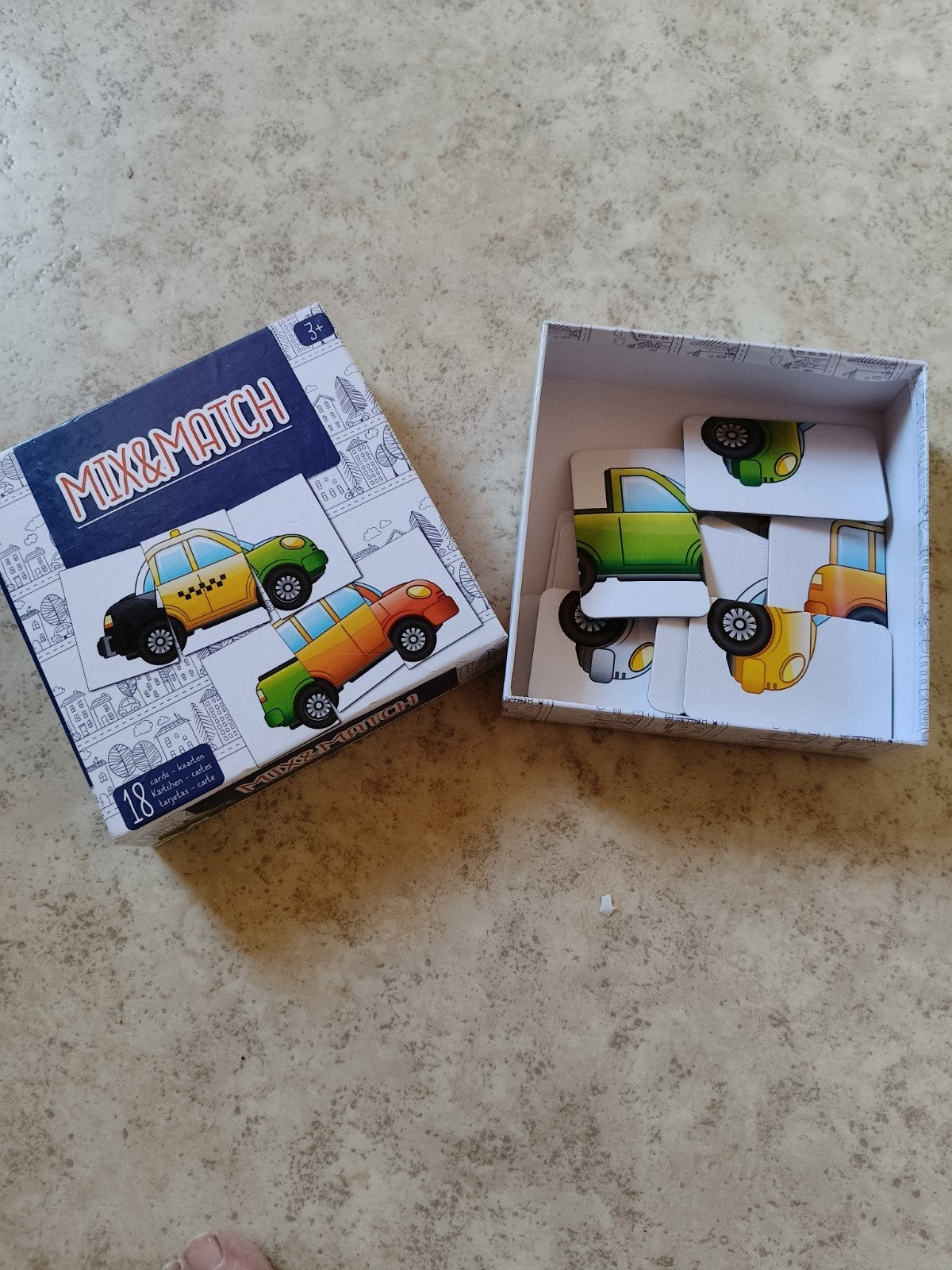 kleuterspel mix max verkeer, Enlèvement
