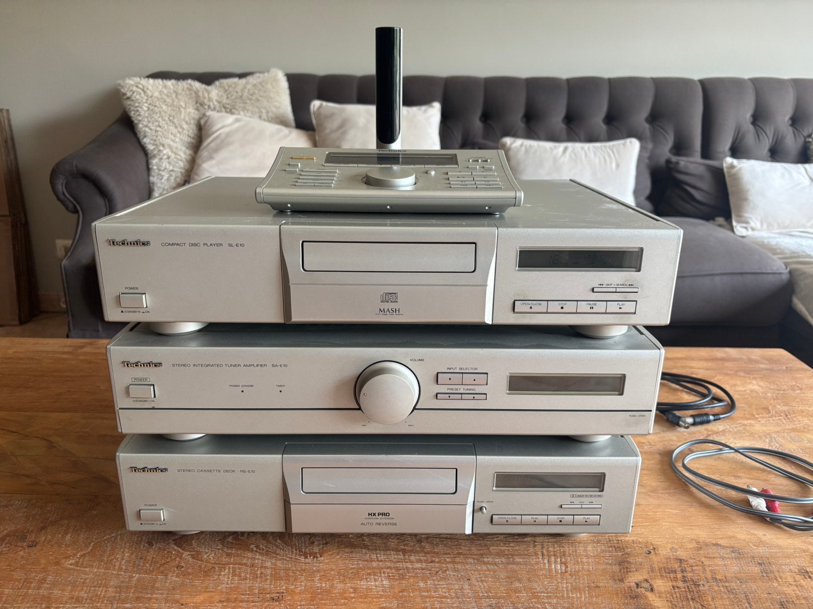 Technics SL-E10 vintage HIFI Systeem, Ophalen, Gebruikt, Tuner of Radio, Overige merken