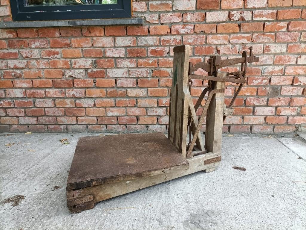 Authentieke weegschaal, Antiek en Kunst, Antiek | Gereedschap en Instrumenten, Ophalen