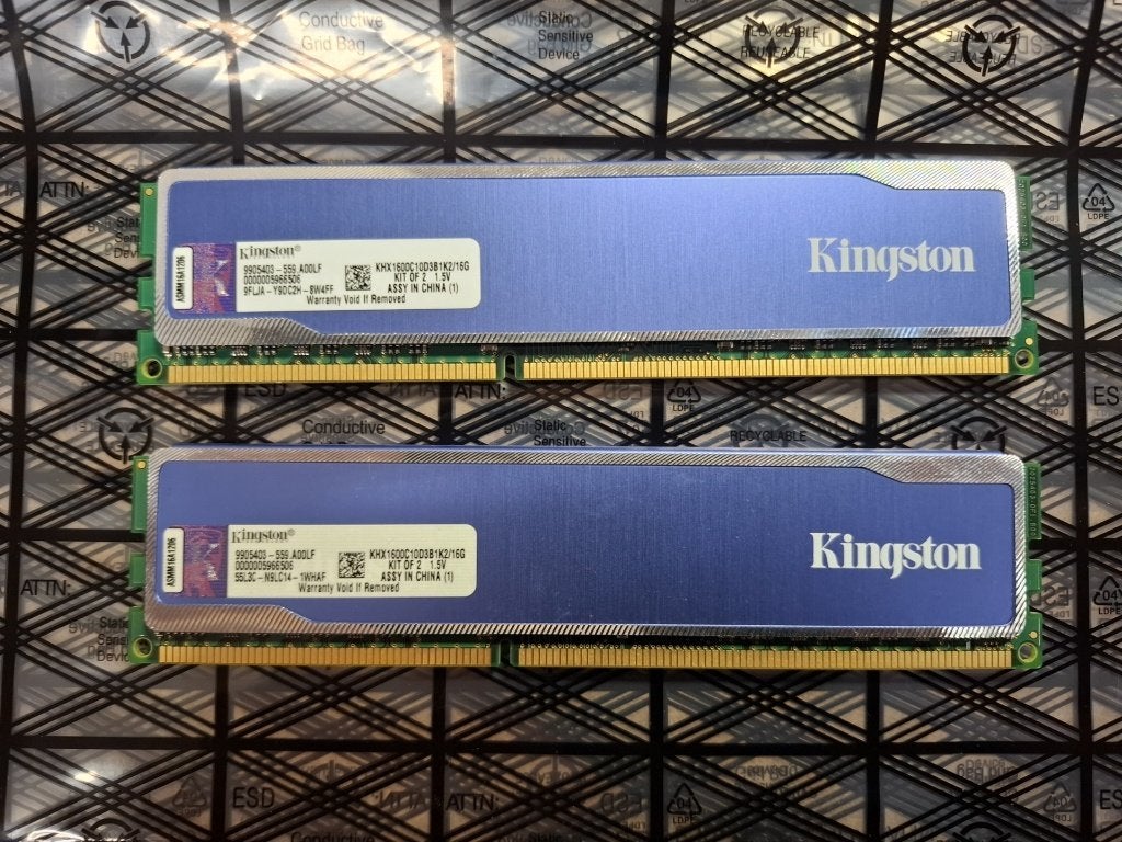 16GB (2x8GB) DDR3-1600 CL10 - Kingston Hyper-X Blu, Enlèvement ou Envoi, Info@retrogamed.be, RetroGamed, DDR3