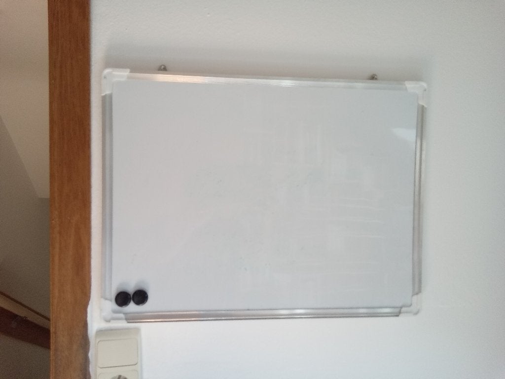 Tableau blanc aimanté, Enlèvement, Comme neuf
