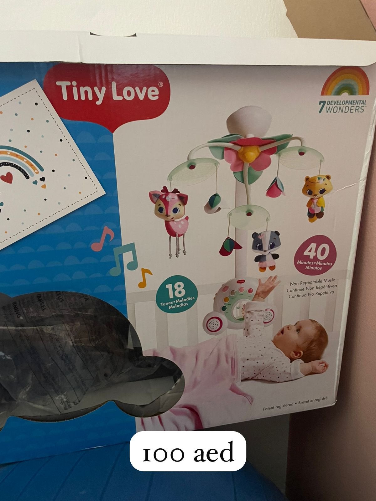 Muziek mobiel tiny love, Kinderen en Baby's, Ophalen of Verzenden, Zo goed als nieuw