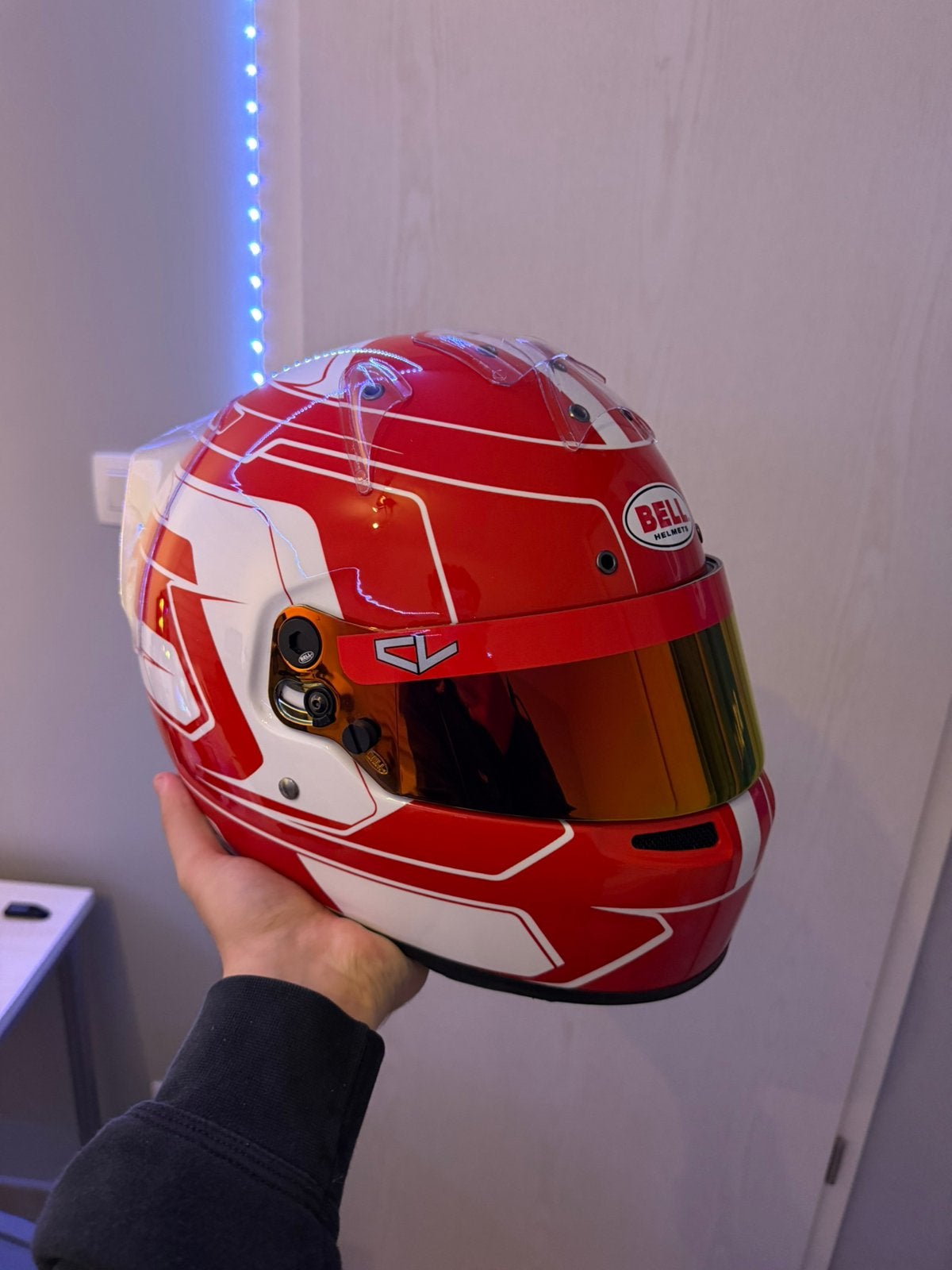 Casque Karting, Enlèvement