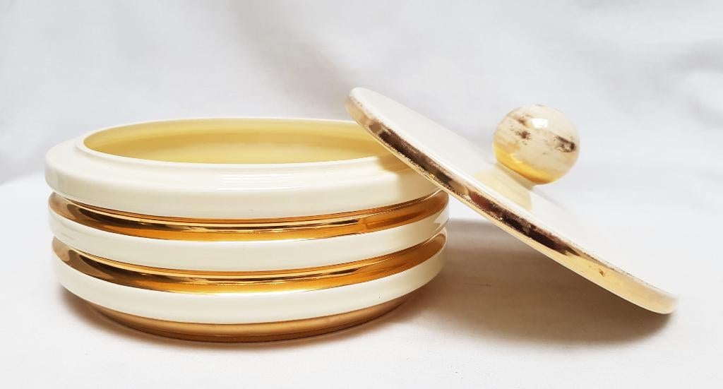 Art Deco Koekendoos - Robj - Septfontaines Luxemburg Boch., Antiek en Kunst, Ophalen of Verzenden