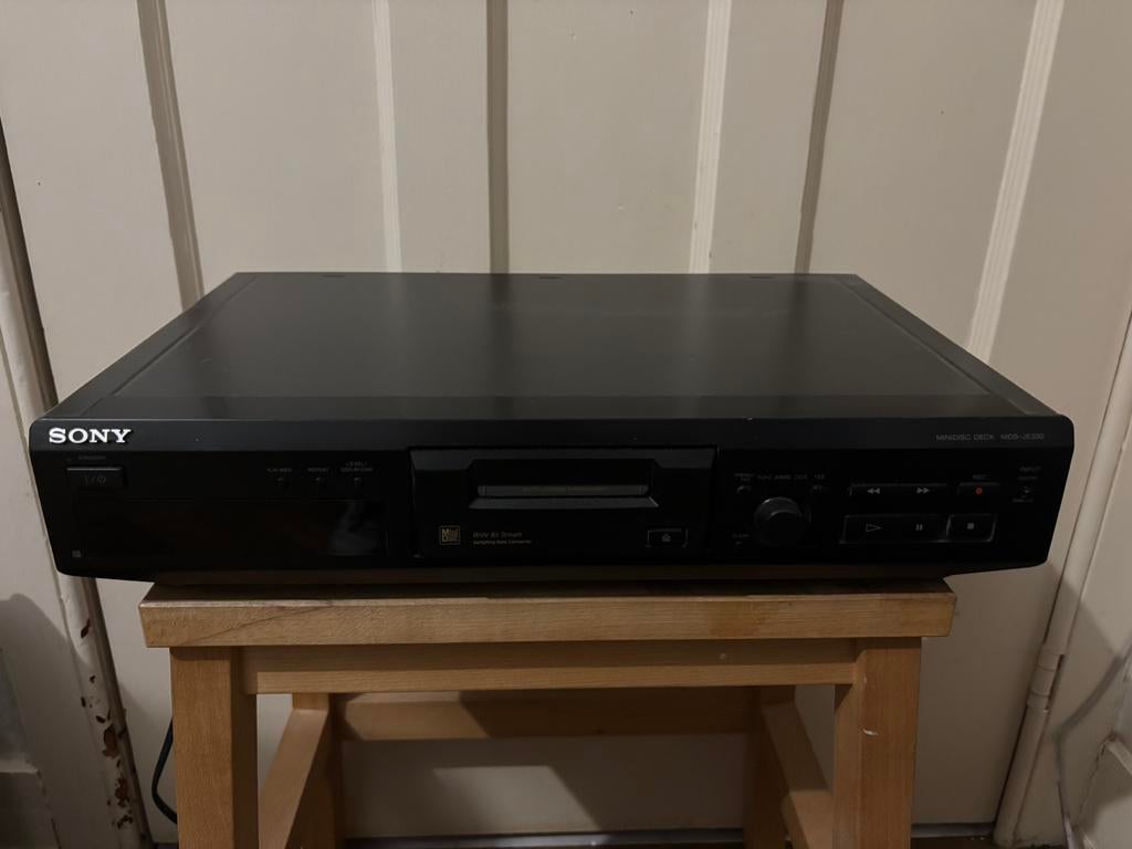 Sony minidisc MDS JE330, TV, Hi-fi & Vidéo, Enlèvement, Comme neuf