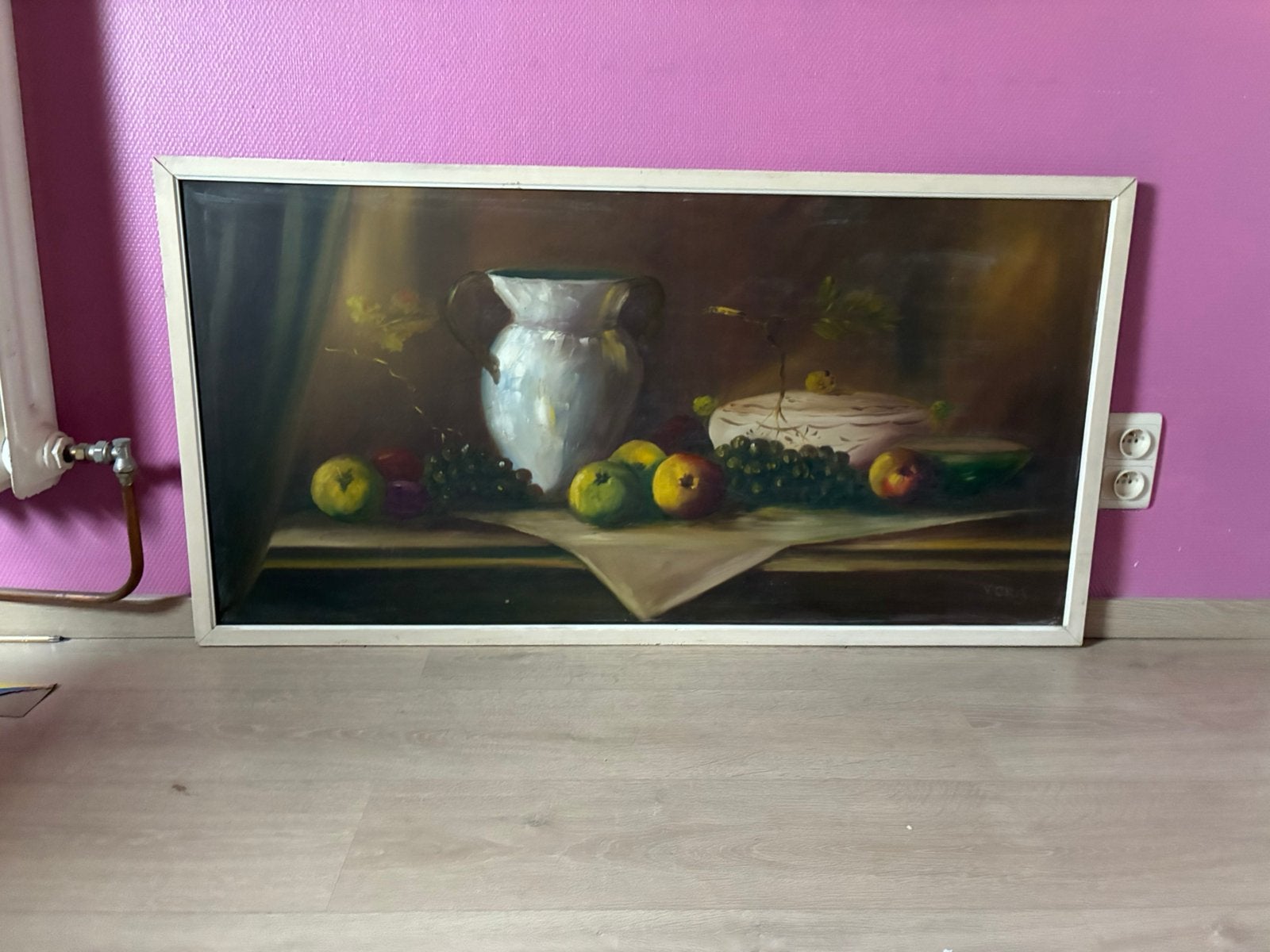 Stil leven met lichte schade, Ophalen
