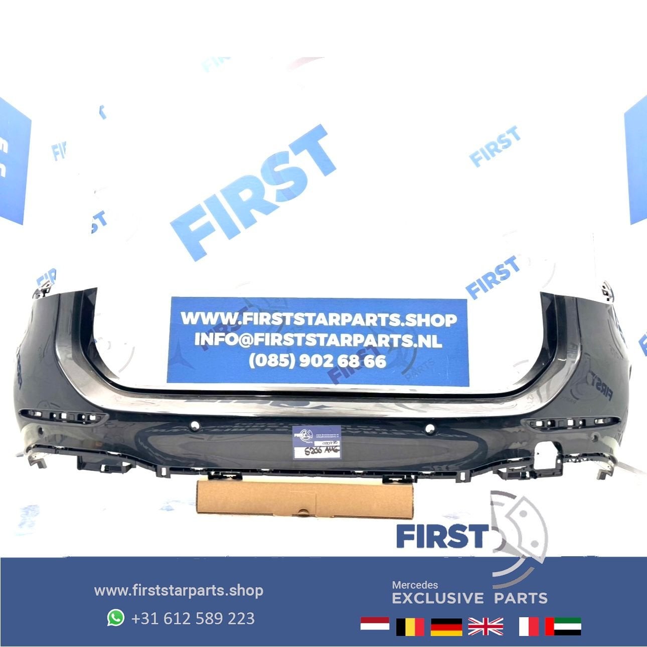 S206 AMG BUMPER ZWART WIT GRIJS BLAUW ROOD 206 2023 ESTATE C, Gebruikt, -, Ophalen of Verzenden, Achter