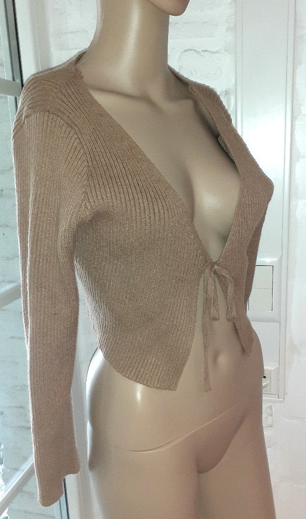 Bolero bruin Shein S-M, Kleding | Dames, Truien en Vesten, Nieuw, Maat 36 (S), Bruin, Ophalen of Verzenden