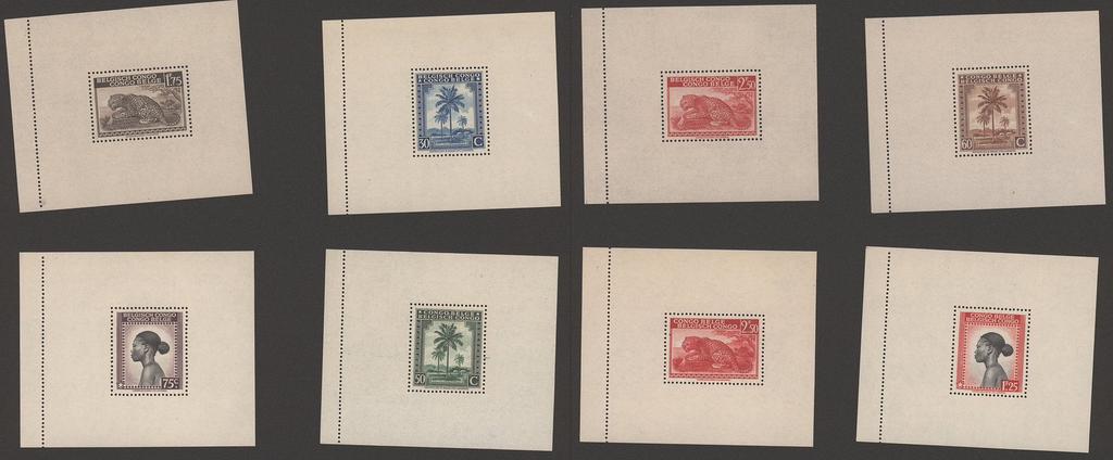 Blocs du Congo belge (rares), Timbres & Monnaies, Timbres | Europe | Belgique, Envoi