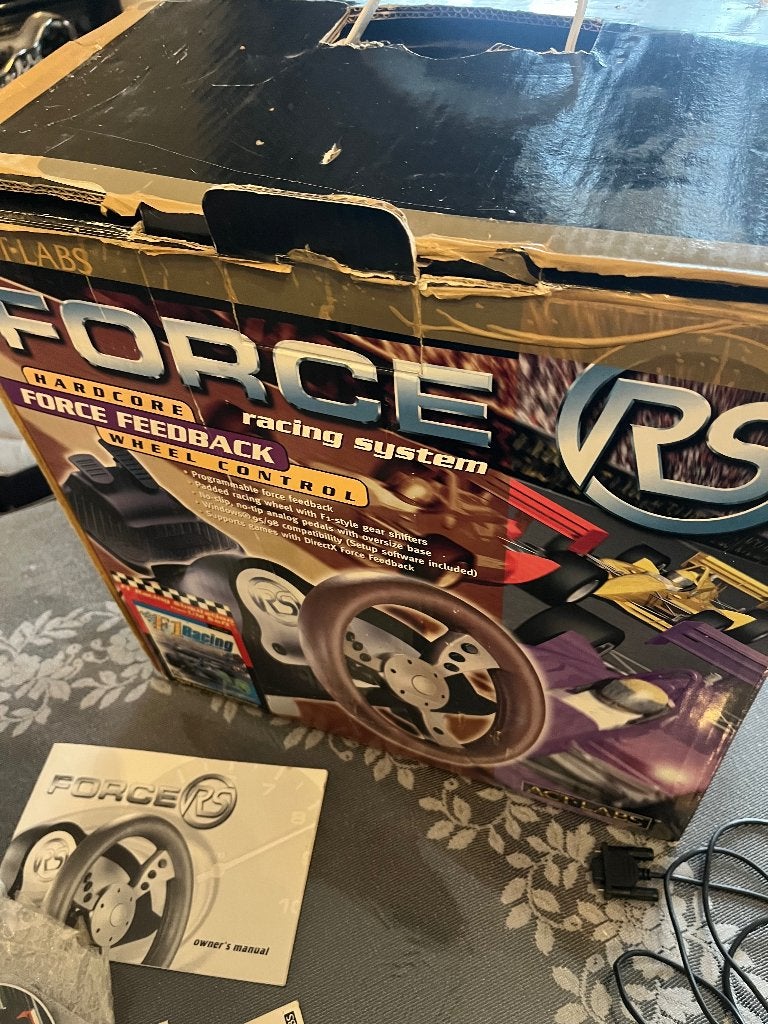 LBS Force RS JEUX VIDÉO rétro., Enlèvement ou Envoi, Course et Pilotage, Utilisé, À partir de 3 ans