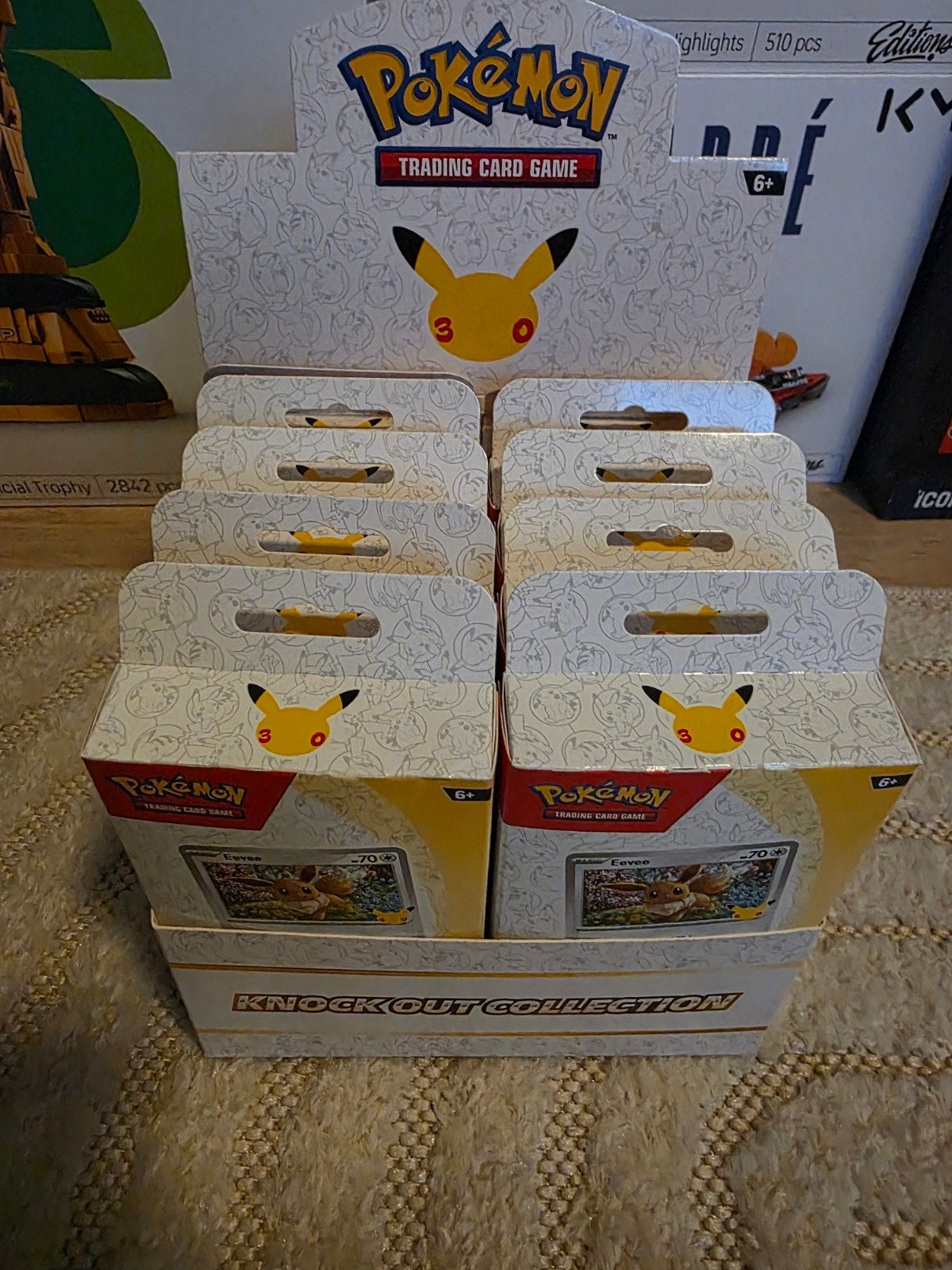 Pokemon 30 ans (anglais)  Collection KO - 10 Boîtes scellés, Enlèvement