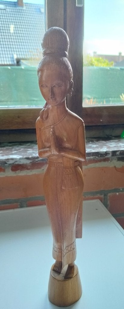 houten beeld, Ophalen, Handgemaakt, Beeld