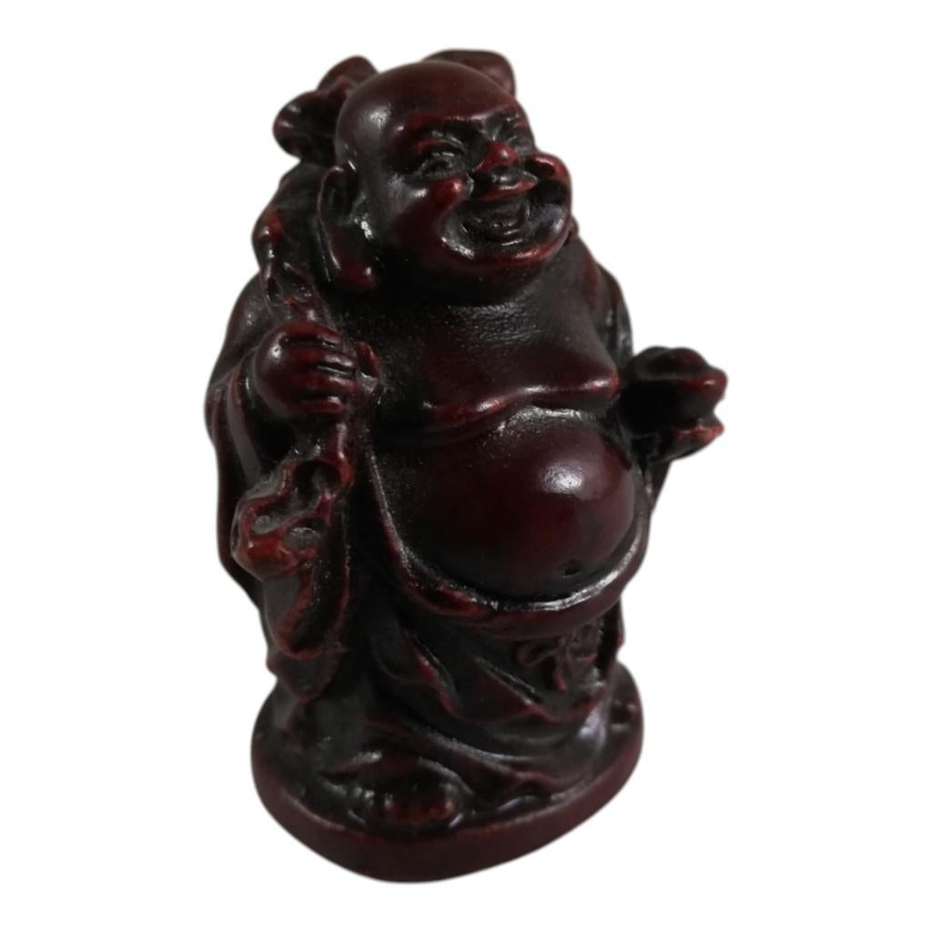 Reizende boeddha - rode kleur, Antiek en Kunst, Curiosa en Brocante, Ophalen of Verzenden