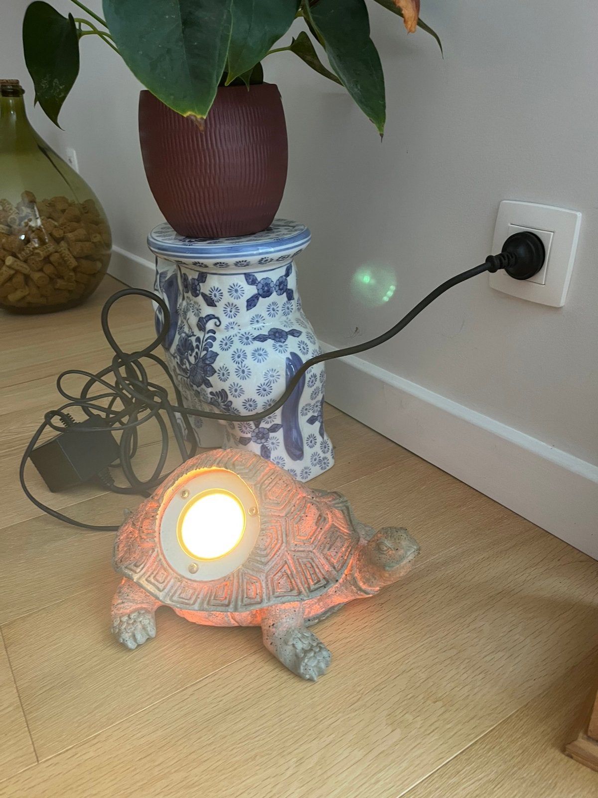 Lampe spot tortue, Maison & Meubles, Enlèvement, Utilisé