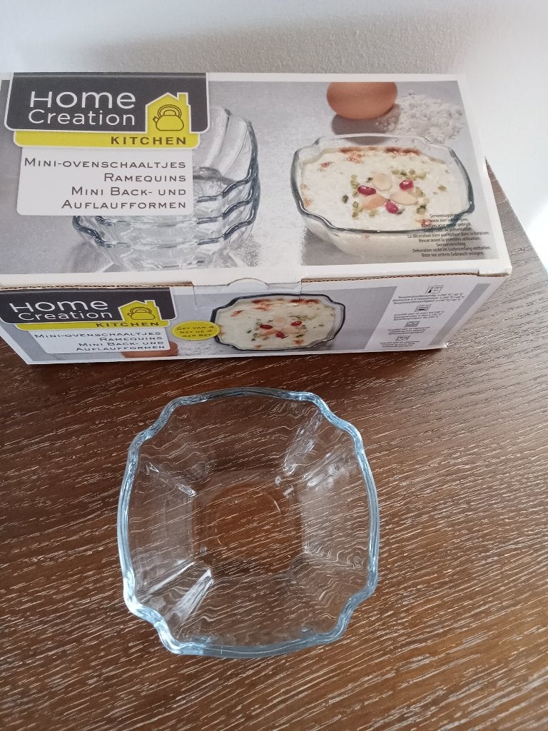 Tapas schaaltjes, Huis en Inrichting, Ophalen, Nieuw, Effen, Glas