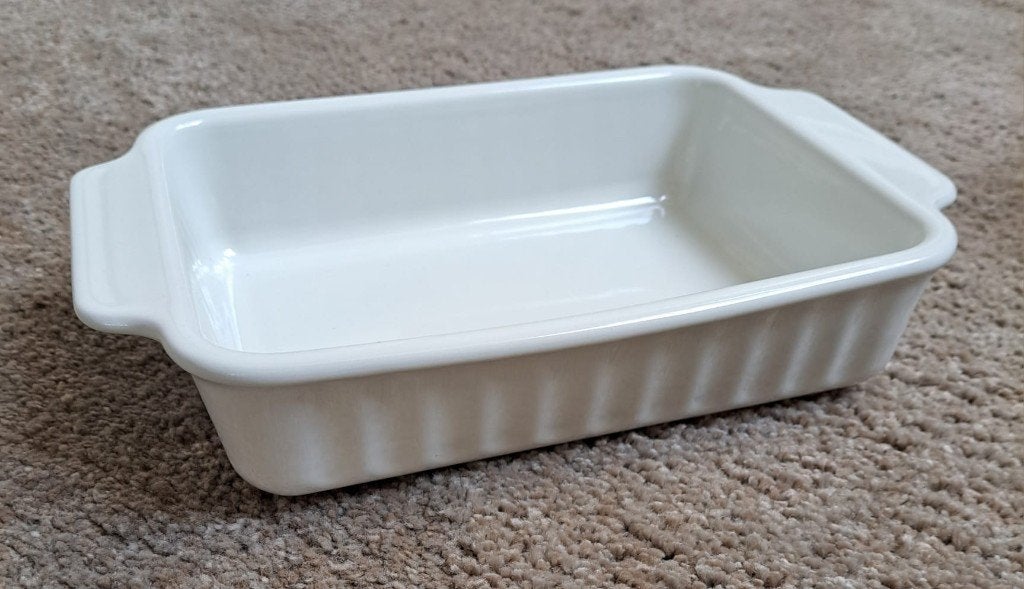 5 OVENSCHALEN ECRU 30 CM X 20 CM NIEUWSTAAT, Huis en Inrichting, Keuken | Keukenbenodigdheden, Nieuw, Ophalen