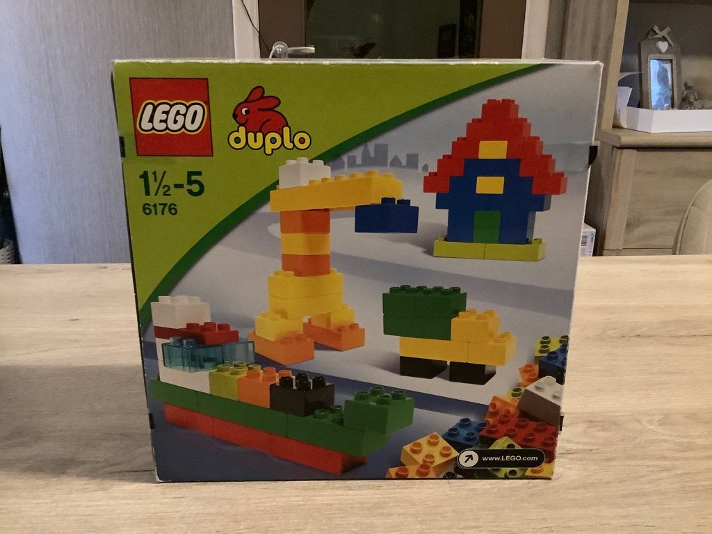 Lego Duplo blokkendoos (6176), Compleet, Overige thema's, Ophalen of Verzenden, Zo goed als nieuw