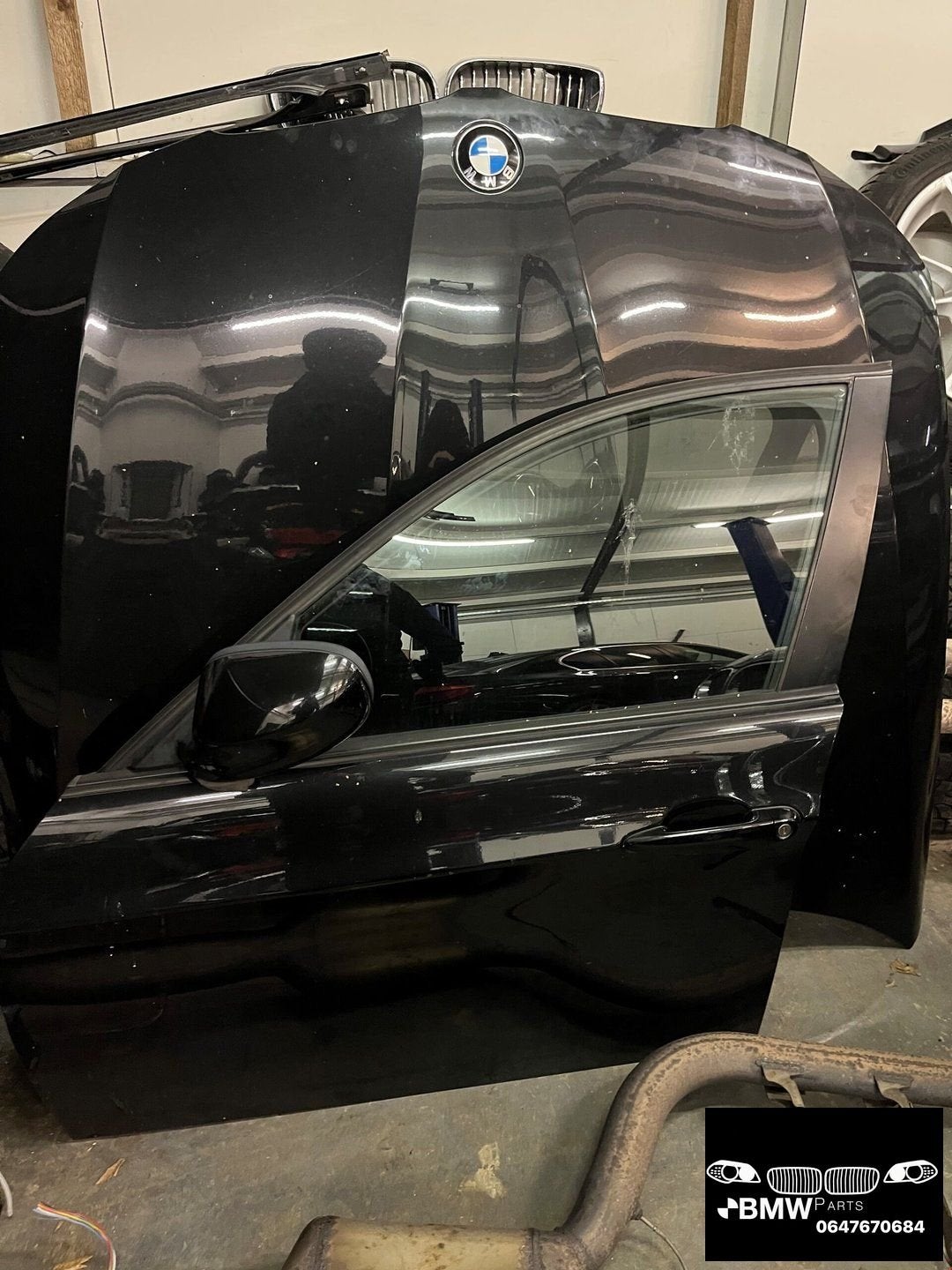 Deur Bmw 3-Serie E90 E91 LV zwart 475, Gebruikt, -, Deur, -