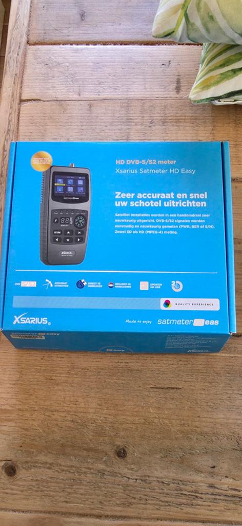 Xsarius Satmeter HD Easy – HD DVB-S/S2 Satfinder, TV, Hi-fi & Vidéo, Antennes paroboliques, Comme neuf, Accessoires d'antenne (parabolique)