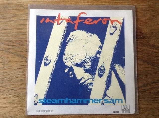 single intaferon, 7 inch, Ophalen of Verzenden, Fotohoes, Pop