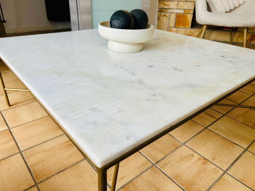 Table de basse, Maison & Meubles, Tables | Tables de salon, Enlèvement, Utilisé, Carré