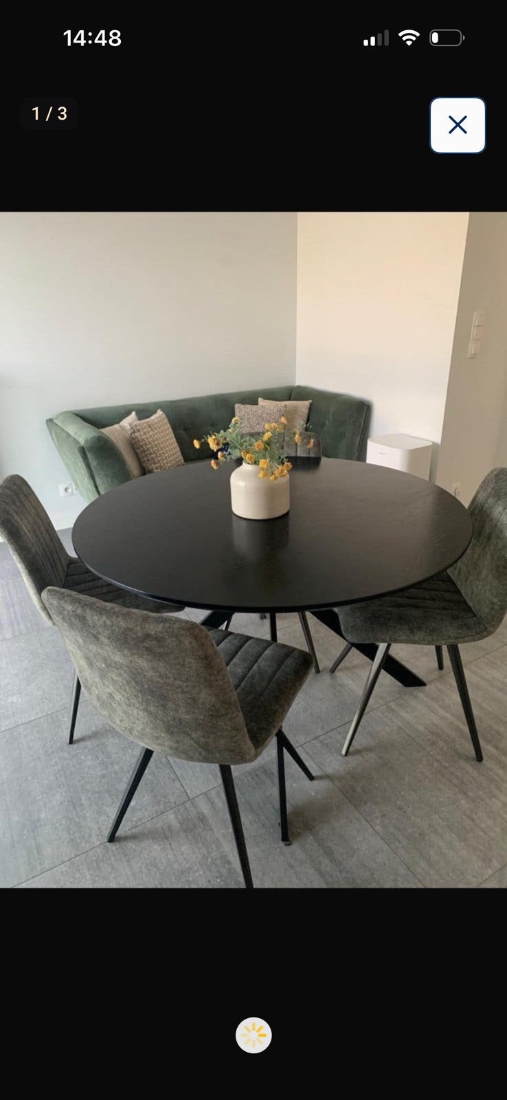 Tafel en 4 stoelen, Huis en Inrichting, Ophalen, Zo goed als nieuw