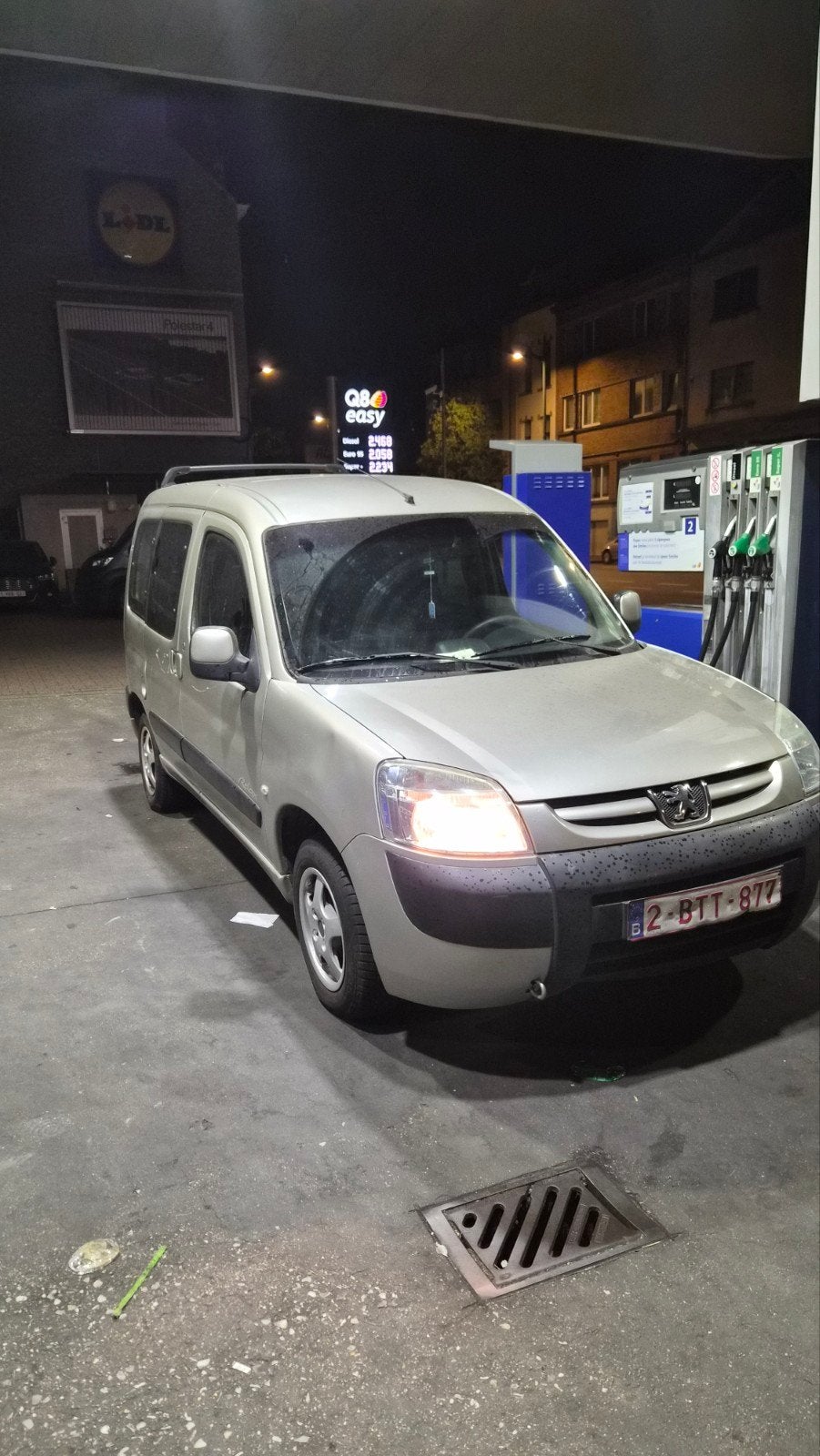 Peugeot partner eenzitter 1.4 Benzine airco, Auto's, Monovolume, Zwart, Overige kleuren, Bedrijf