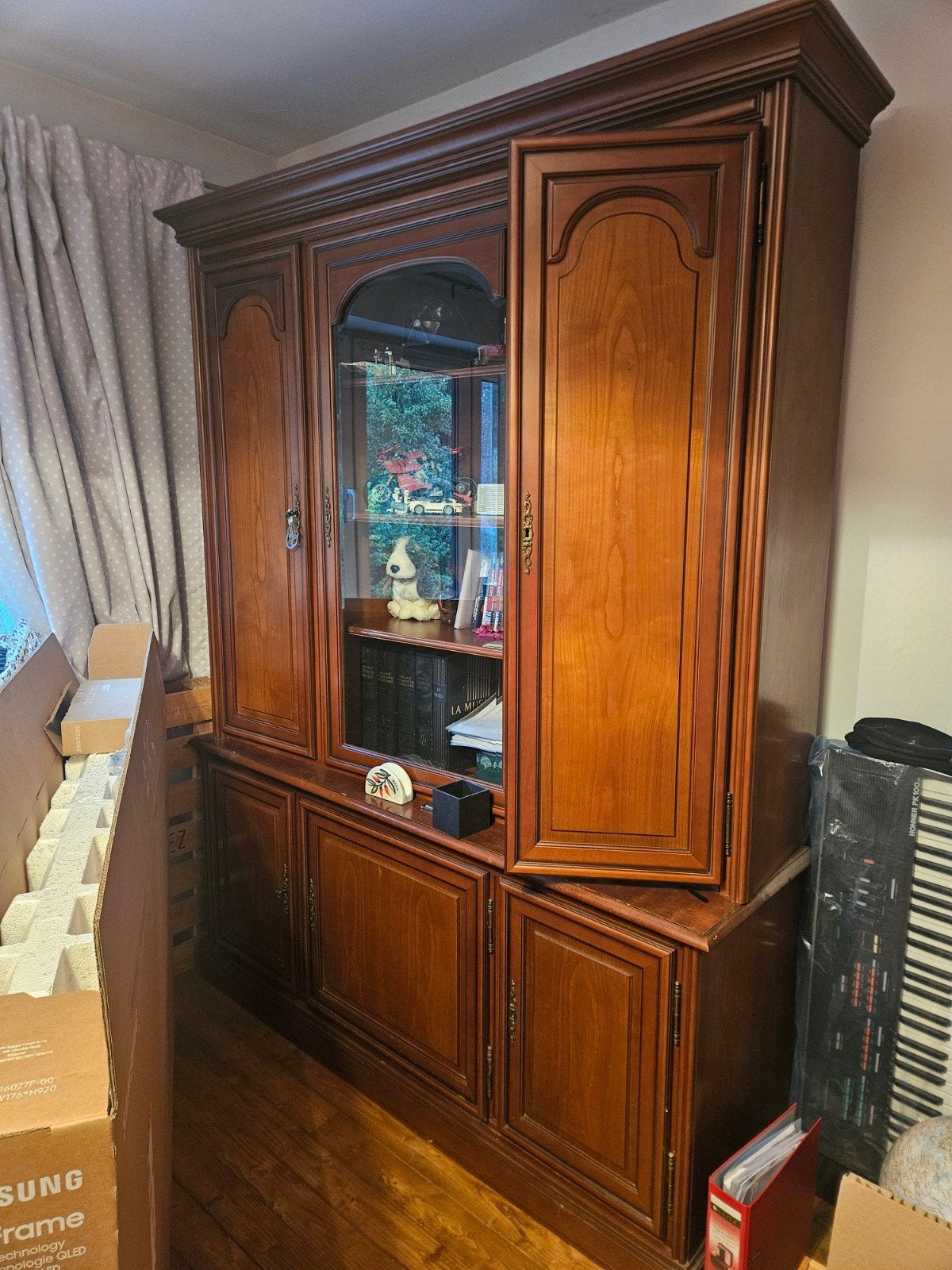 Meuble buffet en 2 parties (haut & bas), Enlèvement