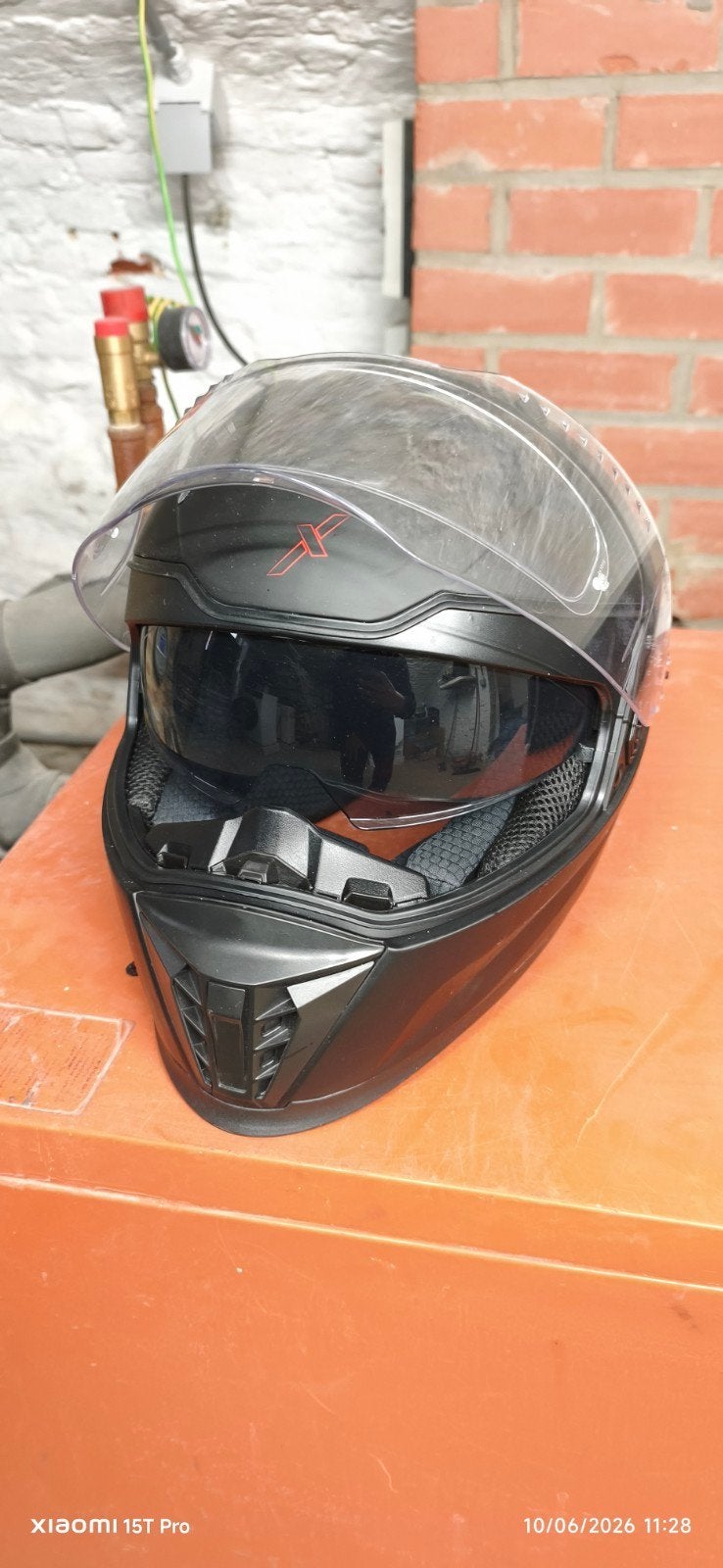 Casque moto Dexter, Autres marques, Seconde main, Enlèvement ou Envoi, Casque intégral