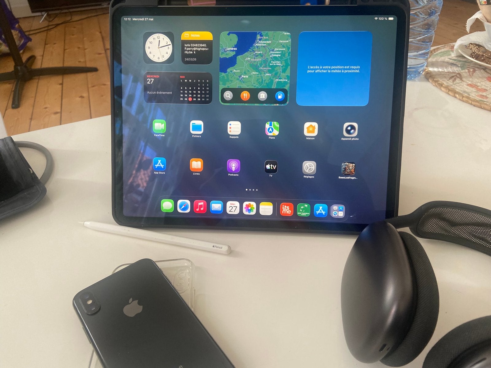 Tablette ipad pro 12.9 512 giga carte sim, Informatique & Logiciels, Enlèvement, Utilisé