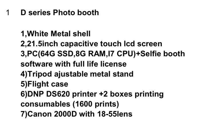 Photobooth incl. canon camera & DNP printer, Ophalen