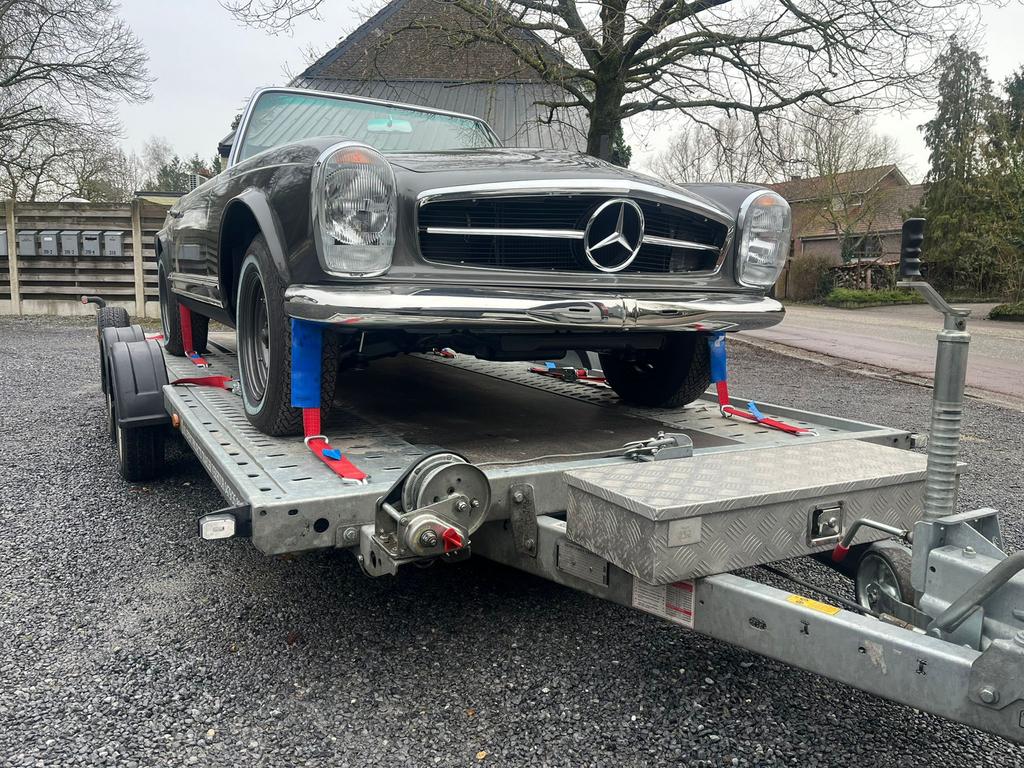 Trailer te huur 2305 kilo laadvermogen, Ophalen