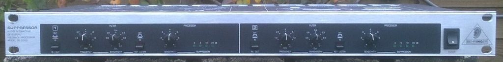 Behringer DE-2000, De-Esser Suppressor, Enlèvement ou Envoi, Utilisé, Autres types