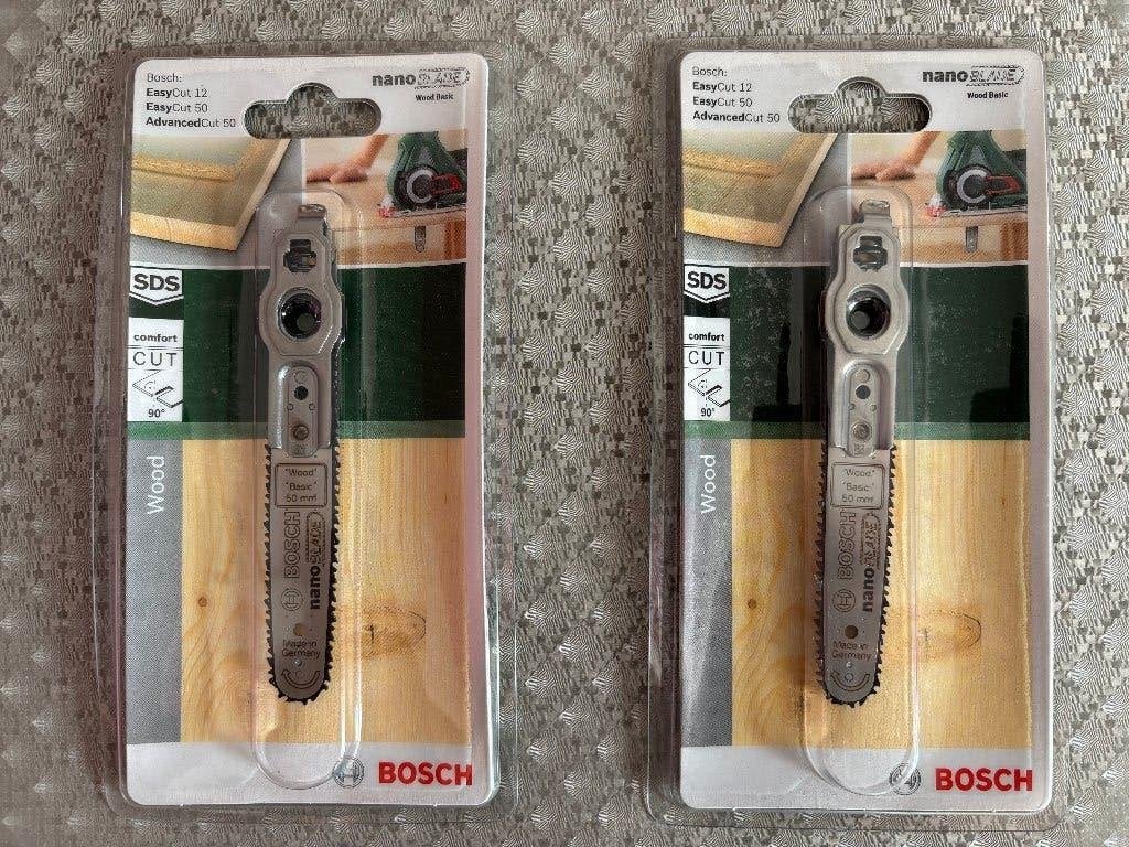2 x Bosch  Nanoblade EasyCut Hout Basic 50mm, Ophalen of Verzenden, Nieuw, Snijgereedschap, Bosch