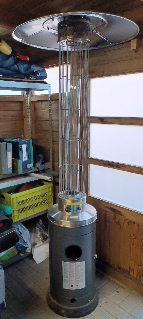 Terrasverwarmer op gas, Tuin en Terras, Terrasverwarmers, Ophalen, Zo goed als nieuw, Gas