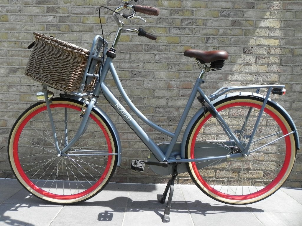 Damesfiets transporter met grote mand grote framemaat 57 cm, Velgrem, Versnellingen, 56 cm of meer, Zo goed als nieuw