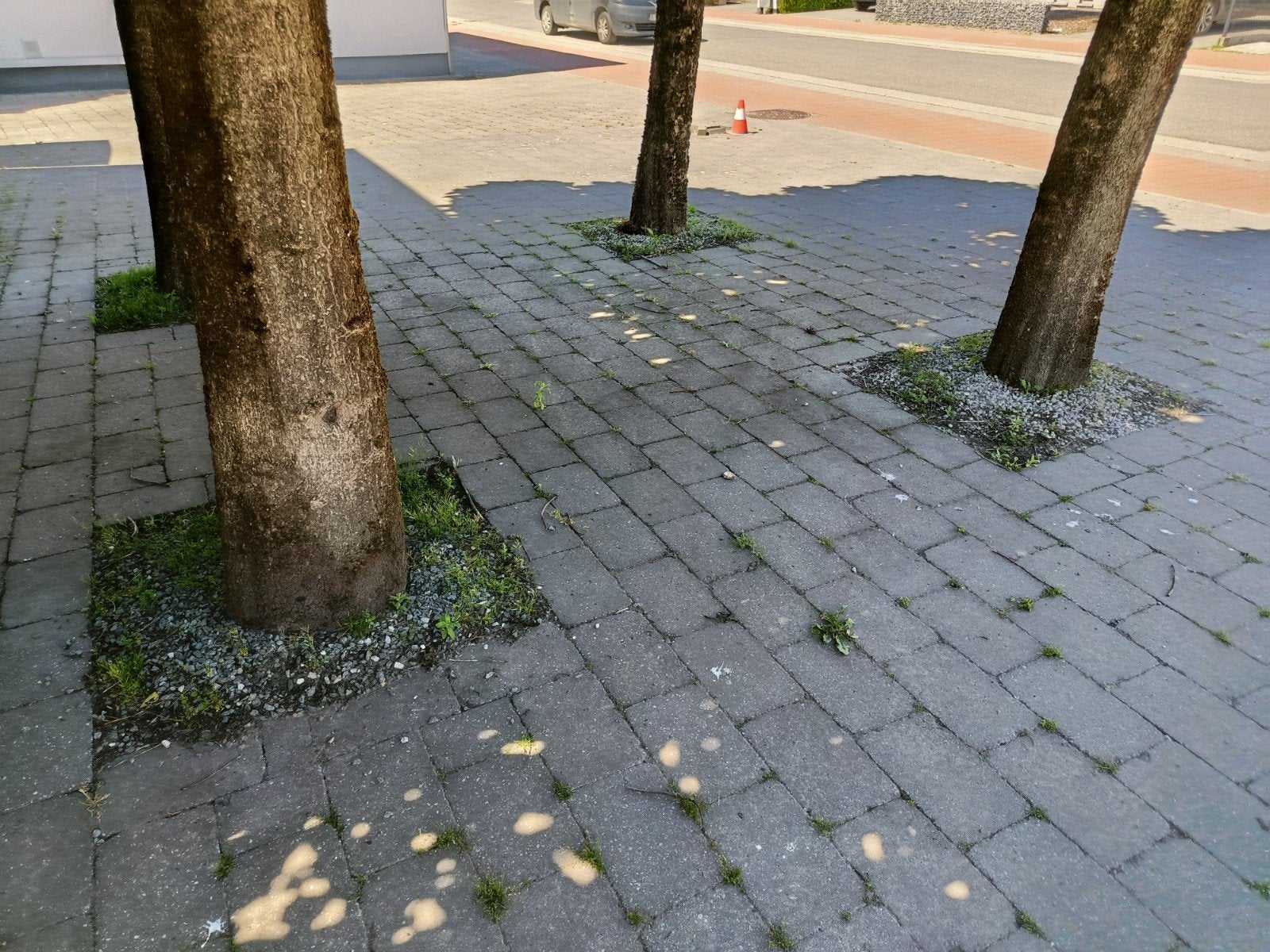 Klinkers, 30m2, grijze getrommelde klinkers, 20 - 30, Jardin & Terrasse, Pavé & Dalles, Enlèvement, Briques